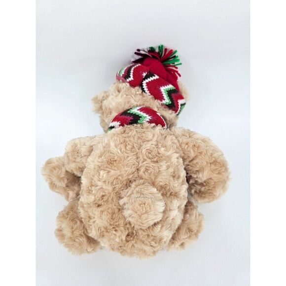 Animal Adventure 2012 Plush Teddy Bear with Hat & Scarf - Picture 3 of 8